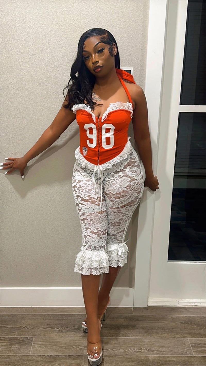 Lace Gameday Top